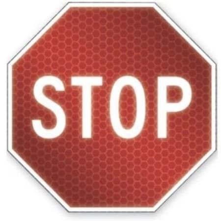 Accuform Traffic Sign, FRR060 FRR060